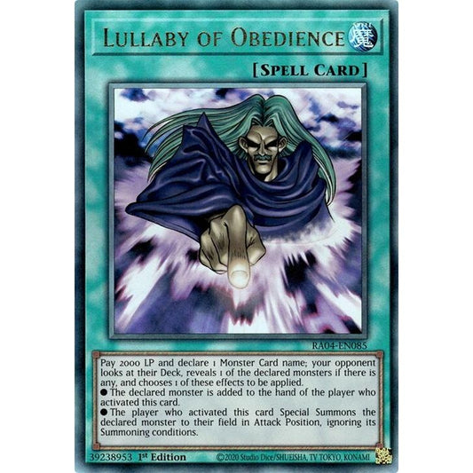 Image for Lullaby of Obedience (PUR) (RA04-EN085) - YuGiOh