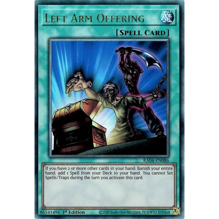 Image for Left Arm Offering (PUR) (RA04-EN086) - YuGiOh