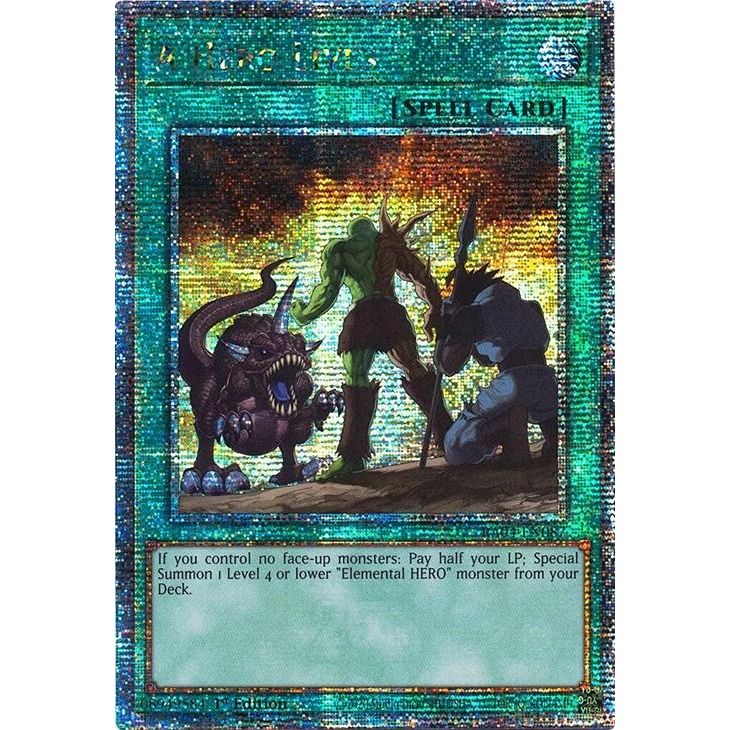 Image for A Hero Lives (Quarter Century Secret Rare) (RA04-EN087) - YuGiOh