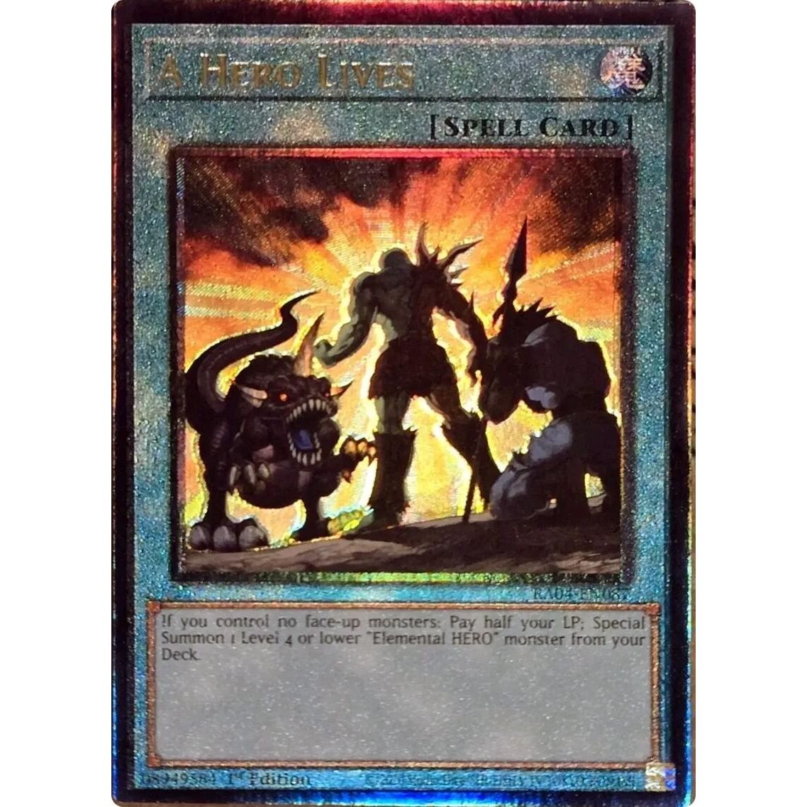 Image for A Hero Lives (PUR) (RA04-EN087) - YuGiOh