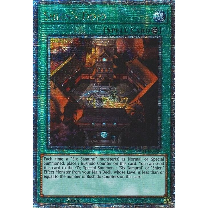 Image for Shien's Dojo (Quarter Century Secret Rare) (RA04-EN088) - YuGiOh