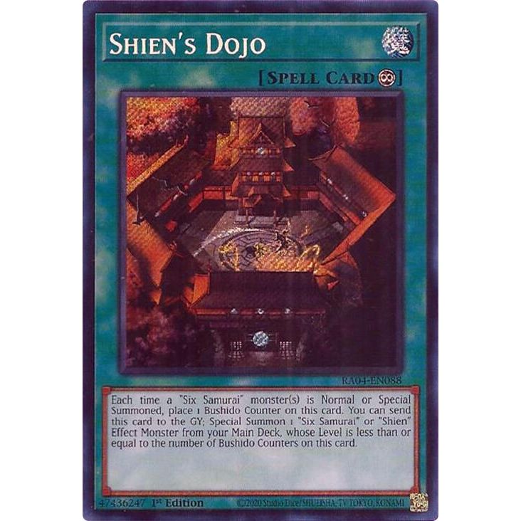 Image for Shien's Dojo (Secret Rare) (RA04-EN088) - YuGiOh