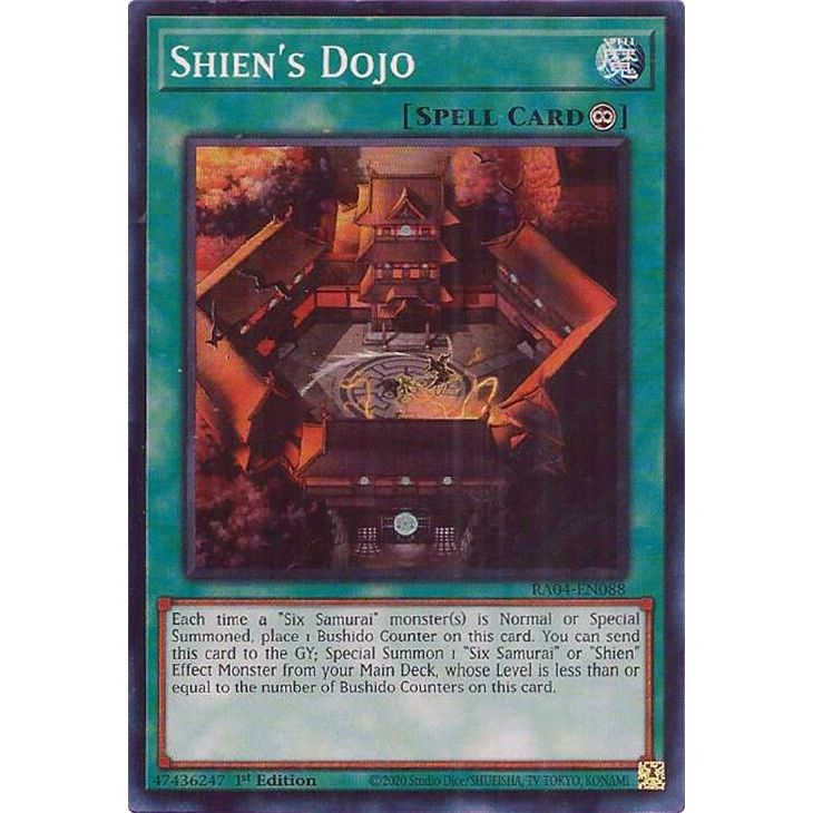 Image for Shien's Dojo (RA04-EN088) - YuGiOh