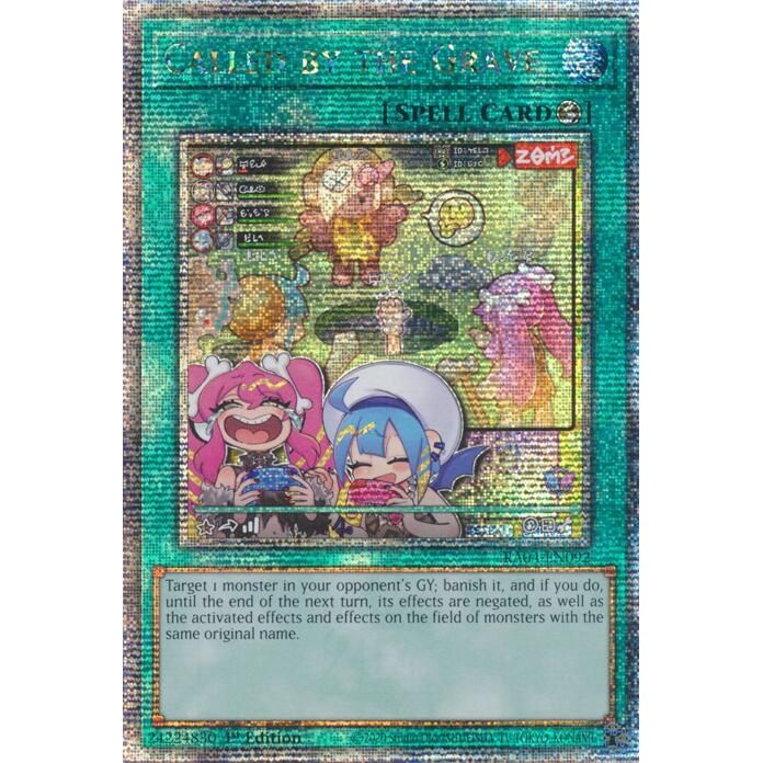 Image for Called by the Grave (New Art) (Quarter Century Secret Rare) (RA04-EN092) - YuGiOh