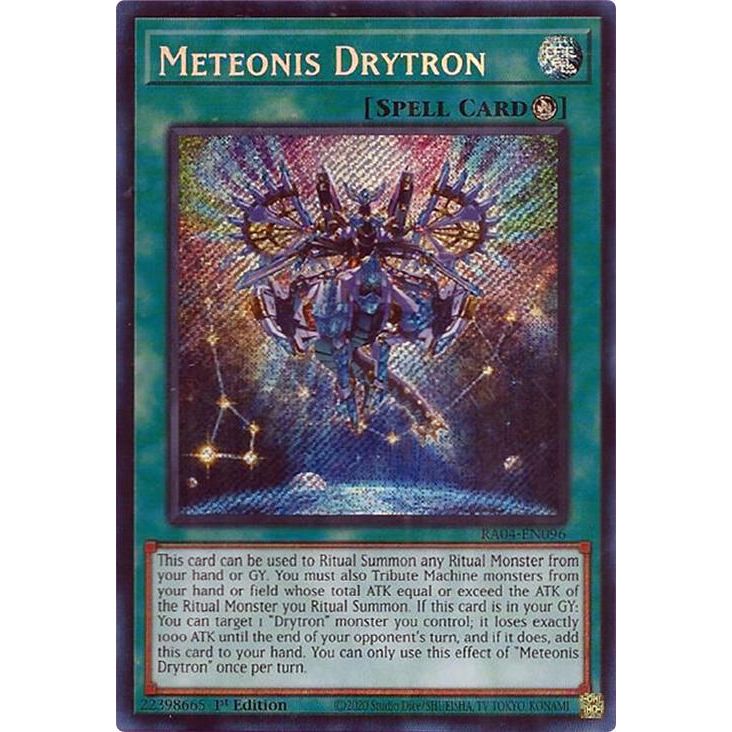 Image for Meteonis Drytron (Secret Rare) (RA04-EN096) - YuGiOh
