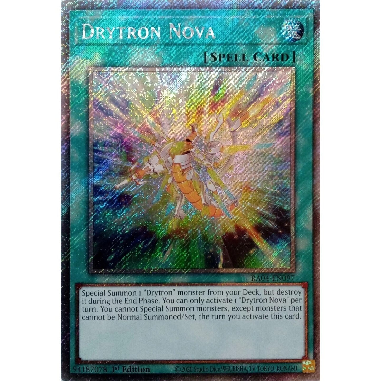 Image for Drytron Nova (Platinum Secret Rare) (RA04-EN097) - YuGiOh