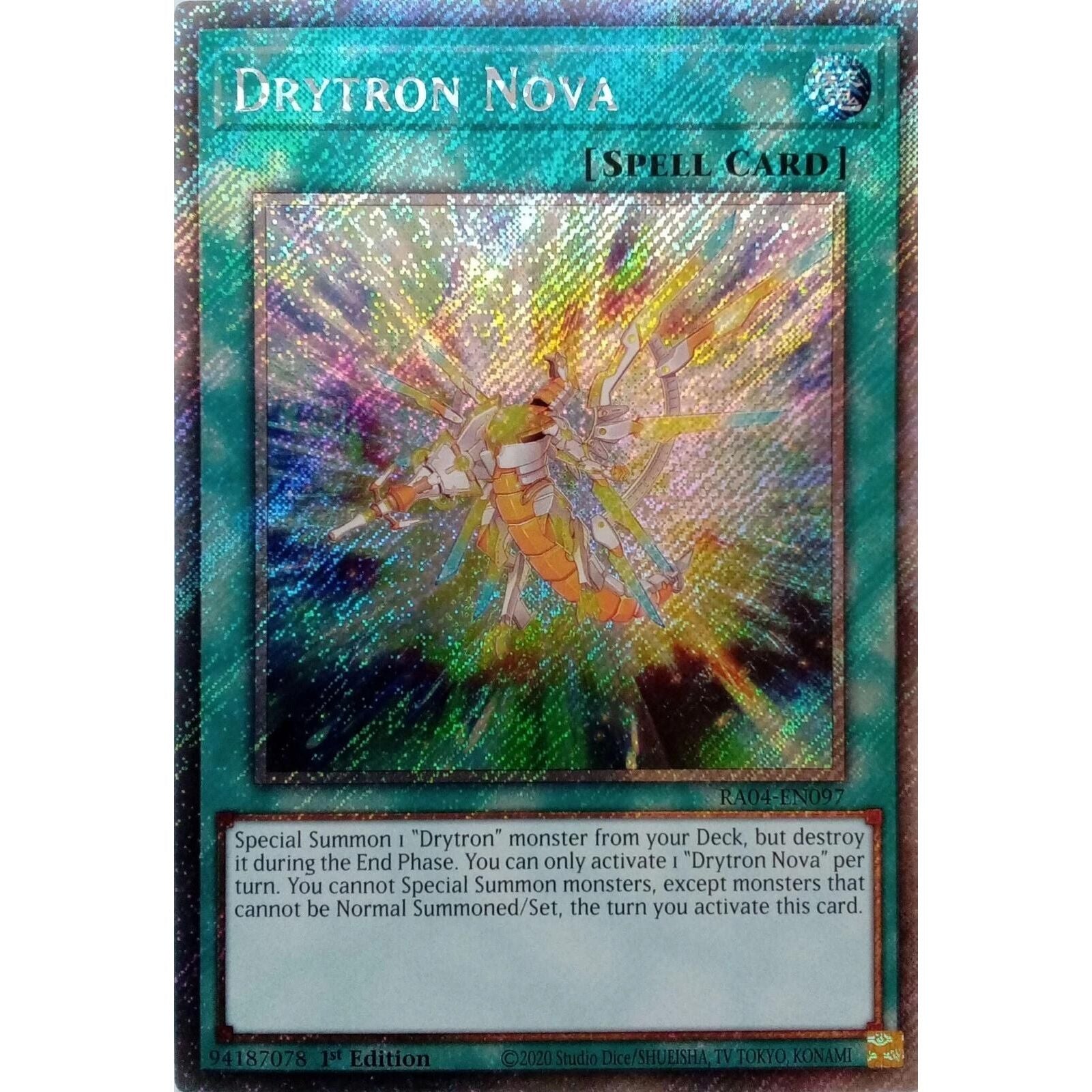 Image for Drytron Nova (Platinum Secret Rare) (RA04-EN097) - YuGiOh
