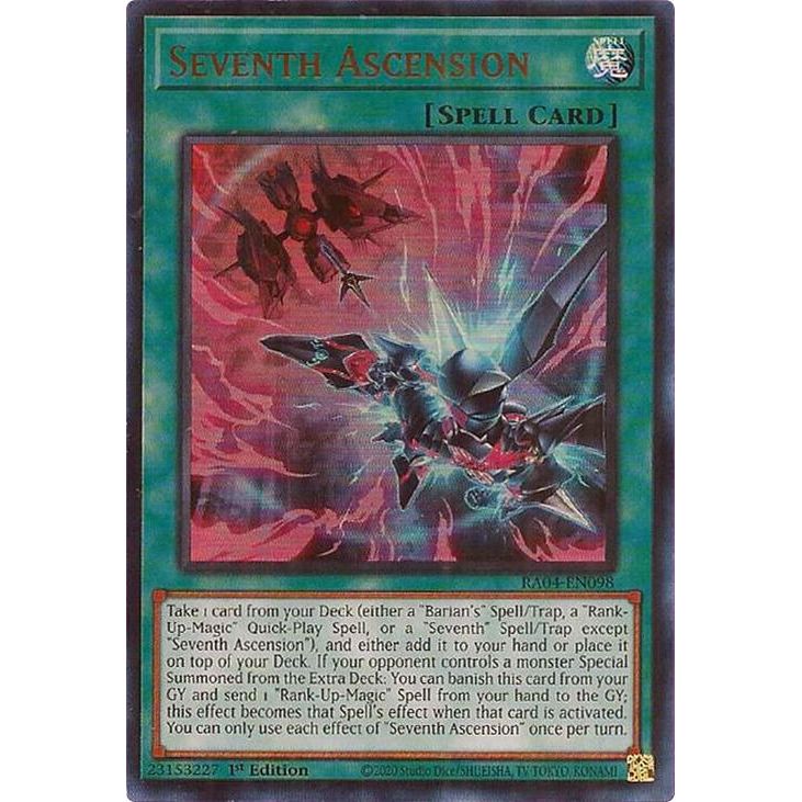 Image for Seventh Ascension (UR) (RA04-EN098) - YuGiOh