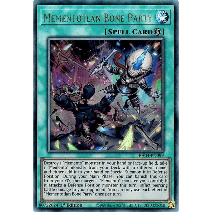 Image for Mementotlan Bone Party (PUR) (RA04-EN099) - YuGiOh