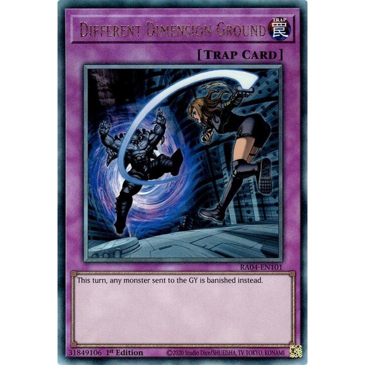 Image for Different Dimension Ground (PUR) (RA04-EN101) - YuGiOh