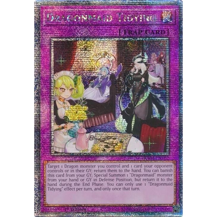 Image for Dragonmaid Tidying (Quarter Century Secret Rare) (RA04-EN102) - YuGiOh
