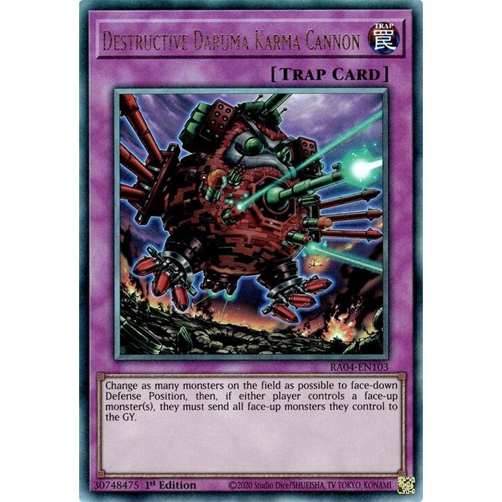 Image for Destructive Daruma Karma Cannon (PUR) (RA04-EN103) - YuGiOh