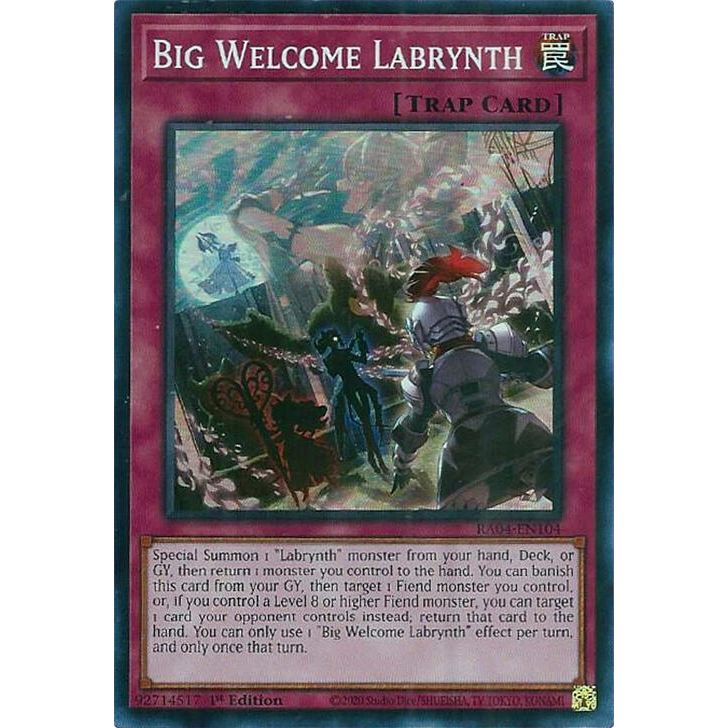 Image for Big Welcome Labrynth (RA04-EN104) - YuGiOh