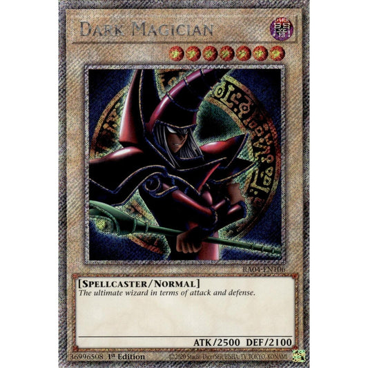 Image for Dark Magician (Arkana) (Platinum Secret Rare) (RA04-EN106) - YuGiOh