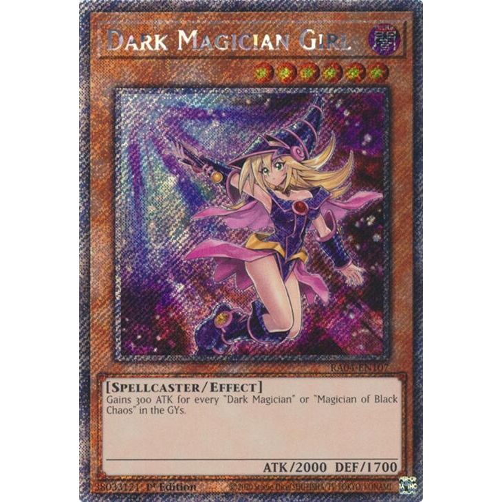 Image for Dark Magician Girl (7th Art) (Platinum Secret Rare) (RA04-EN107) - YuGiOh