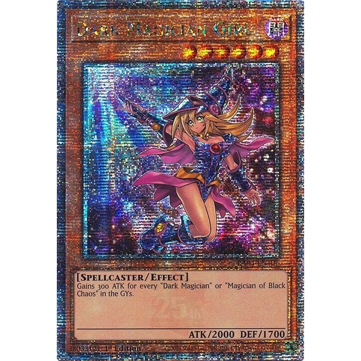 Image for Dark Magician Girl (7th Art) (Quarter Century Secret Rare) (RA04-EN107) - YuGiOh
