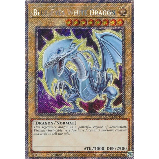 Image for Blue-Eyes White Dragon (7th Art) (Platinum Secret Rare) (RA04-EN108) - YuGiOh