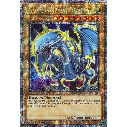 Image for Blue-Eyes White Dragon (7th Art) (Quarter Century Secret Rare) (RA04-EN108) - YuGiOh