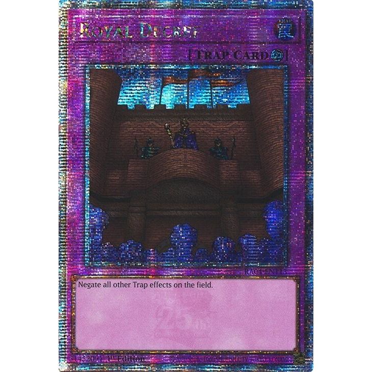 Image for Royal Decree (Quarter Century Secret Rare) (RA04-EN113) - YuGiOh