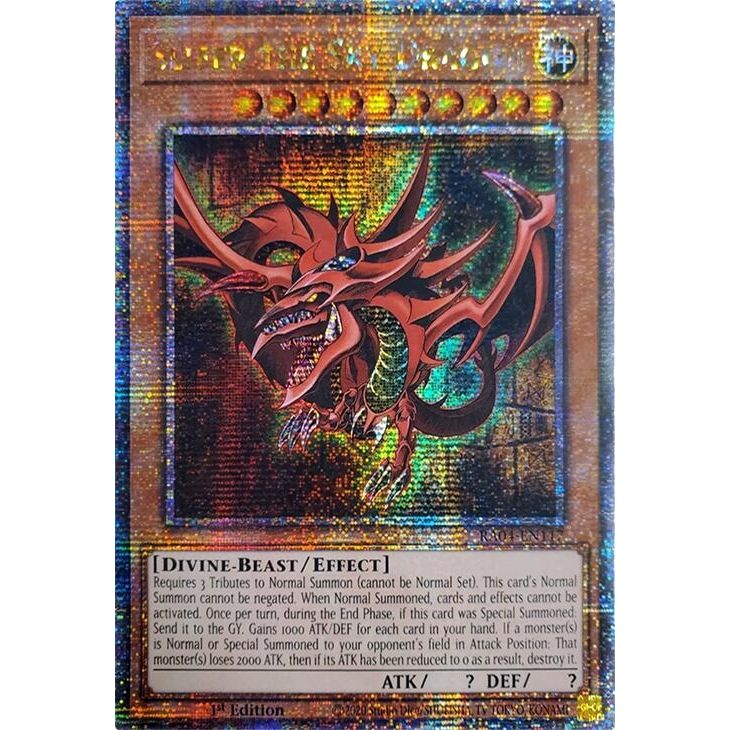 Image for Slifer the Sky Dragon (Quarter Century Secret Rare) (RA04-EN117) - YuGiOh
