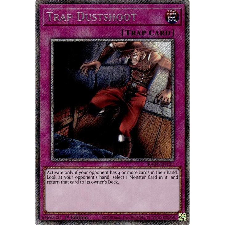 Image for Trap Dustshoot (Platinum Secret Rare) (RA04-EN121) - YuGiOh