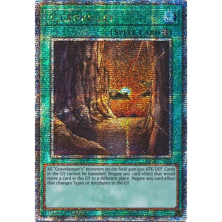 Image for Necrovalley (Quarter Century Secret Rare) (RA04-EN122) - YuGiOh