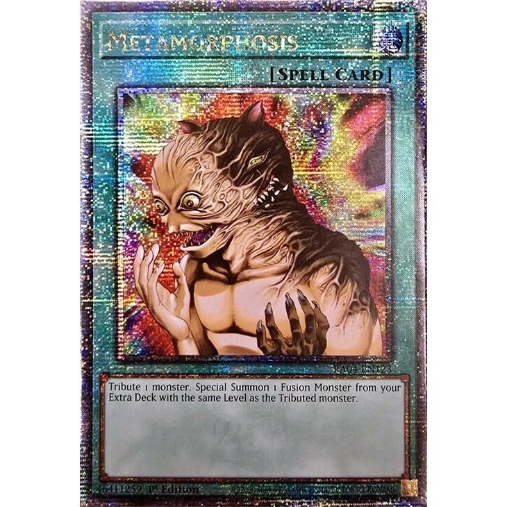 Image for Metamorphosis (Quarter Century Secret Rare) (RA04-EN123) - YuGiOh