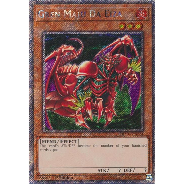 Image for Gren Maju Da Eiza (Platinum Secret Rare) (RA04-EN124) - YuGiOh