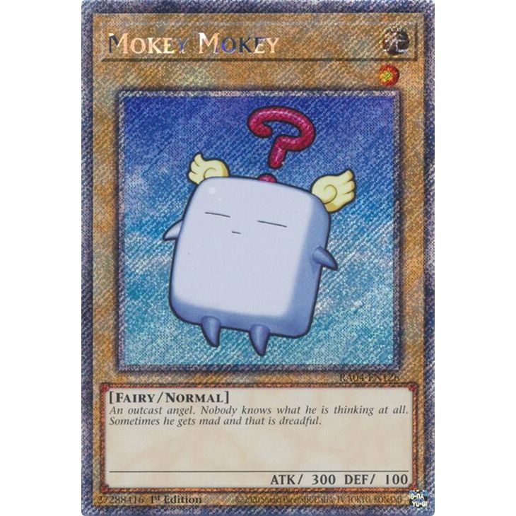 Image for Mokey Mokey (Platinum Secret Rare) (RA04-EN126) - YuGiOh