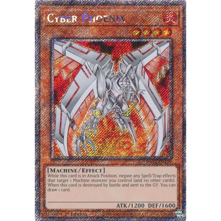 Image for Cyber Phoenix (Platinum Secret Rare) (RA04-EN129) - YuGiOh