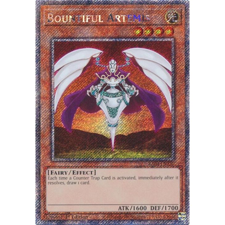 Image for Bountiful Artemis (Platinum Secret Rare) (RA04-EN130) - YuGiOh