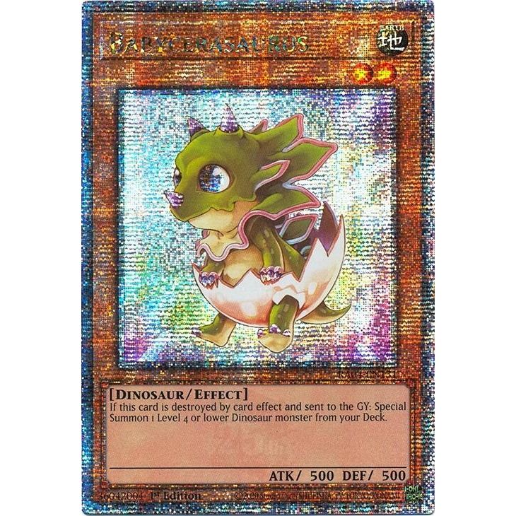 Image for Babycerasaurus (Quarter Century Secret Rare) (RA04-EN131) - YuGiOh