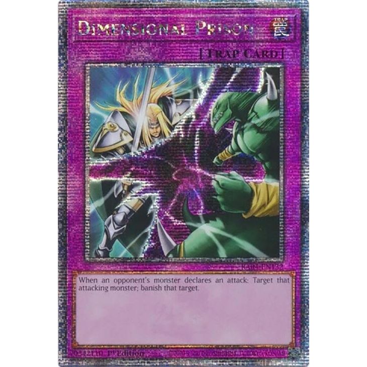 Image for Dimensional Prison (Quarter Century Secret Rare) (RA04-EN132) - YuGiOh