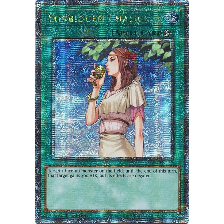Image for Forbidden Chalice (Quarter Century Secret Rare) (RA04-EN137) - YuGiOh
