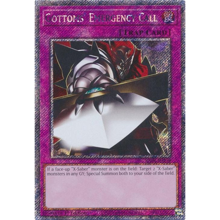 Image for Gottoms' Emergency Call (Platinum Secret Rare) (RA04-EN138) - YuGiOh