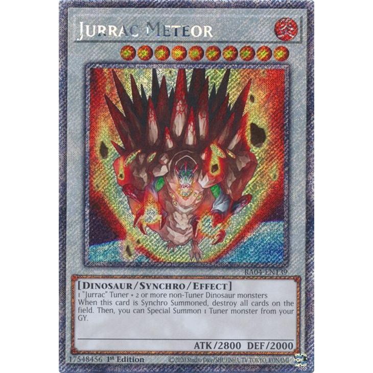 Image for Jurrac Meteor (Platinum Secret Rare) (RA04-EN139) - YuGiOh