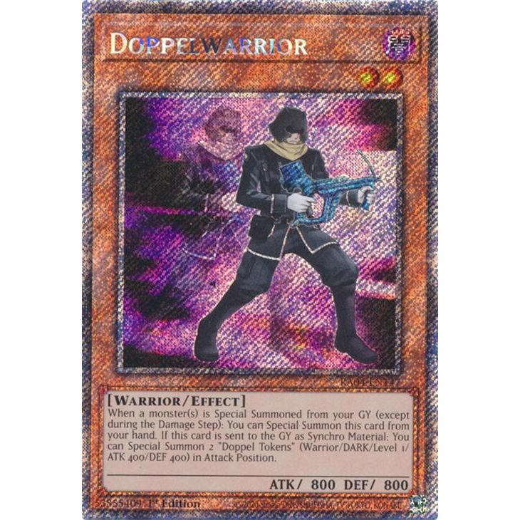 Image for Doppelwarrior (Platinum Secret Rare) (RA04-EN147) - YuGiOh