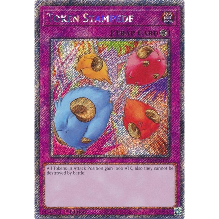 Image for Token Stampede (Platinum Secret Rare) (RA04-EN149) - YuGiOh