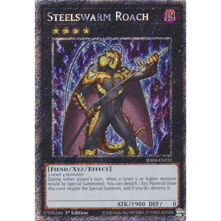 Image for Steelswarm Roach (Platinum Secret Rare) (RA04-EN151) - YuGiOh