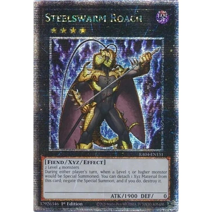 Image for Steelswarm Roach (Quarter Century Secret Rare) (RA04-EN151) - YuGiOh