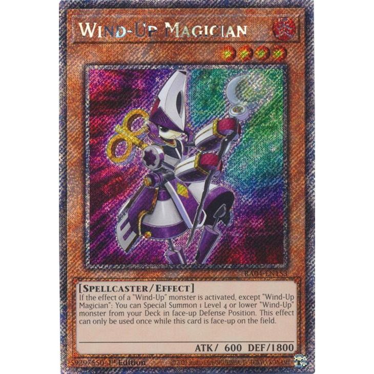 Image for Wind-Up Magician (Platinum Secret Rare) (RA04-EN153) - YuGiOh