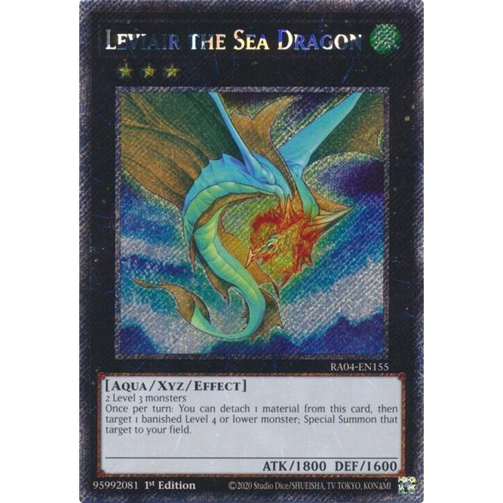 Image for Leviair the Sea Dragon (Platinum Secret Rare) (RA04-EN155) - YuGiOh