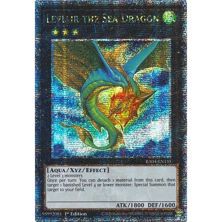 Image for Leviair the Sea Dragon (Quarter Century Secret Rare) (RA04-EN155) - YuGiOh