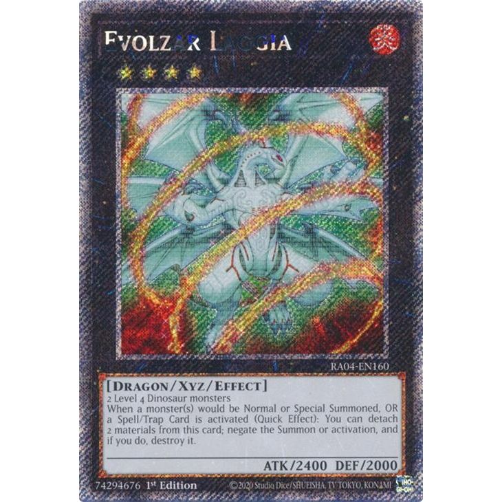 Image for Evolzar Laggia (Platinum Secret Rare) (RA04-EN160) - YuGiOh