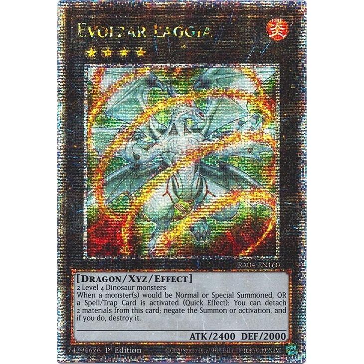 Image for Evolzar Laggia (Quarter Century Secret Rare) (RA04-EN160) - YuGiOh