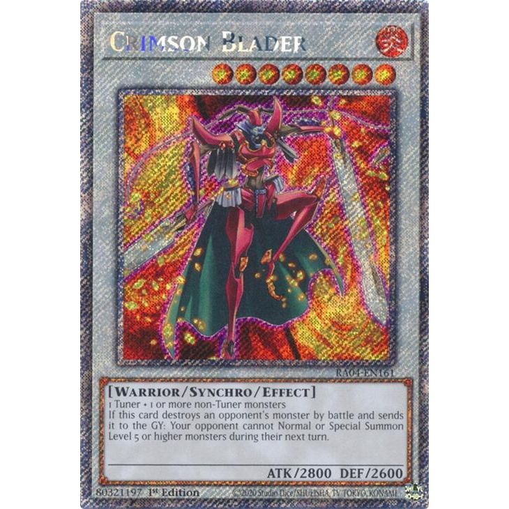 Image for Crimson Blader (Platinum Secret Rare) (RA04-EN161) - YuGiOh