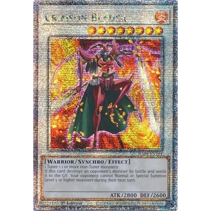 Image for Crimson Blader (Quarter Century Secret Rare) (RA04-EN161) - YuGiOh