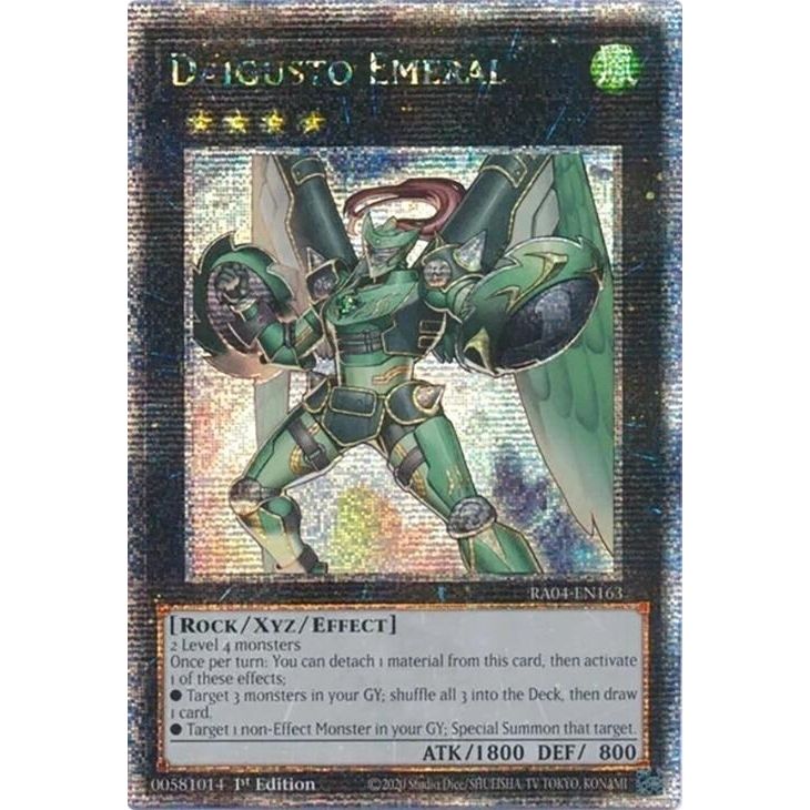 Image for Daigusto Emeral (Quarter Century Secret Rare) (RA04-EN163) - YuGiOh