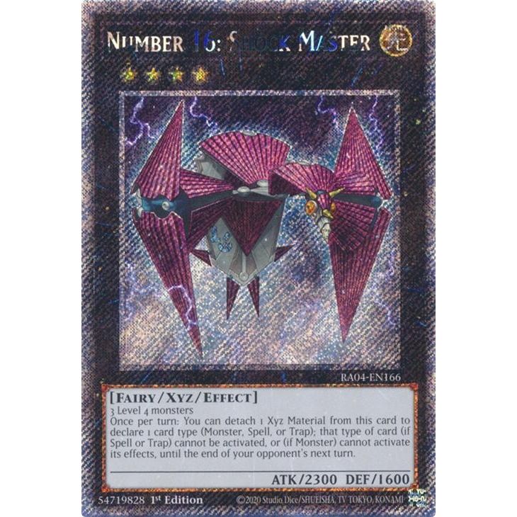 Image for Number 16: Shock Master (Platinum Secret Rare) (RA04-EN166) - YuGiOh