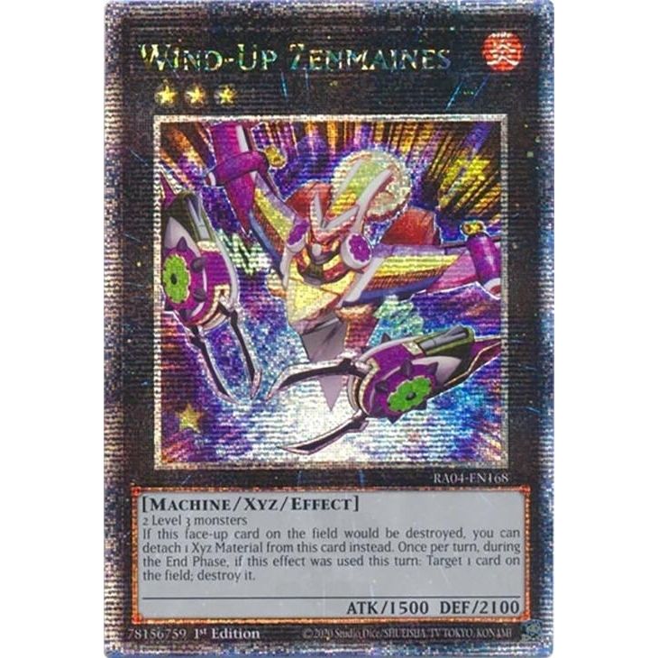 Image for Wind-Up Zenmaines (Quarter Century Secret Rare) (RA04-EN168) - YuGiOh